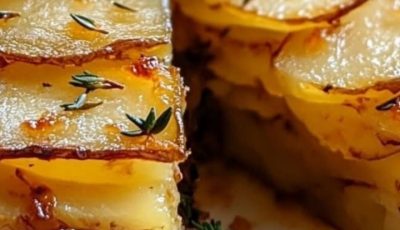Crispy Balsamic-Thyme Potato Torte