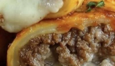 Garlic Butter Cheeseburger Rollups
