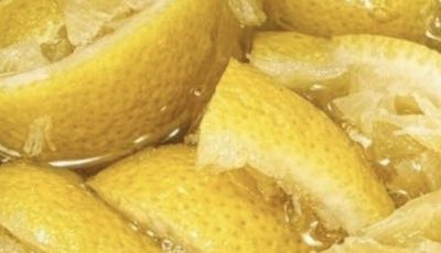 Soak leftover squeezed lemon halves and 1 common liquid and you will never go back