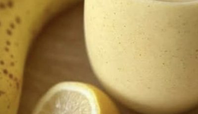 Banana Lemon Ginger Smoothie | Refreshing and Energizing Drink