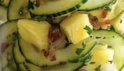 Pineapple Cucumber Salad (Diabetic-Friendly)